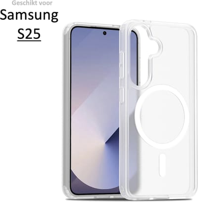 Brosendaal Hoesje - Geschikt voor Samsung Galaxy S25 – Transparant – Telefoonhoesje – Ondersteunt Draadloos Opladen – Ultradun en maximale Valbescherming