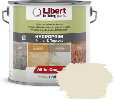 Libert Hydroprim – Isolerende Primer & Afwerkingslaag – 2-in-1 – Binnenmuurverf – Sweet Dreams PE010 – 10L