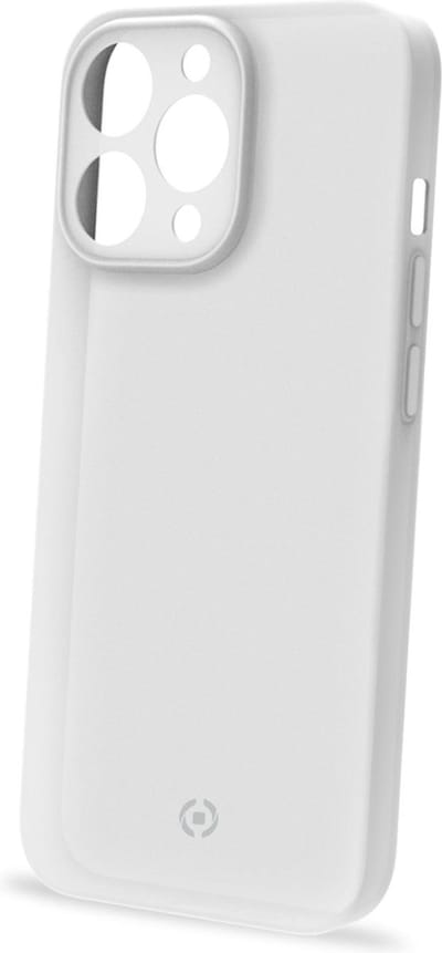 Celly Space Siliconen hoesje - Geschikt voor Apple iPhone 14 Pro Max - TPU Back Cover - Wit