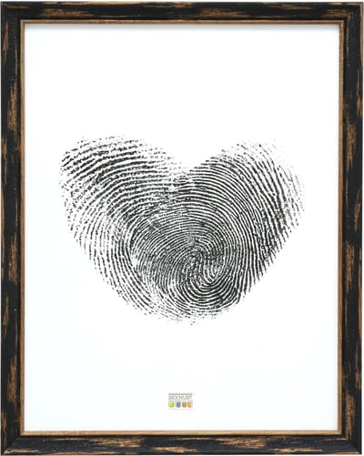 Deknudt Frames fotolijst S46TG2 - zwart verweerd hout - foto: 30x45 cm