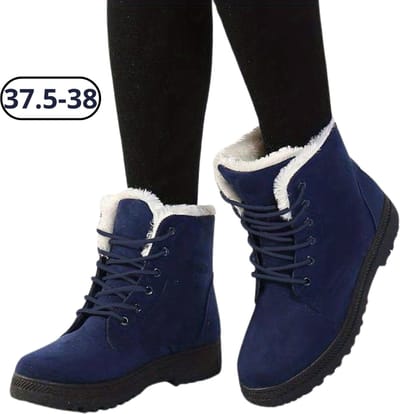 Nivard Sneeuwschoenen Voor Dames - Snowboots - Wintersport Sneeuwboots - Ski Gadgets - Maat 37.5-38 - Blauw