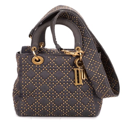 Medium Studded Lady Dior Flap Medium  schoudertas
