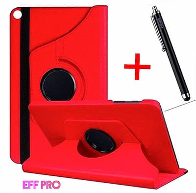 Apple iPad 10.2 inch (2019) HiCHiCO 360 Draaibare Hoes met stylus pen Donker Blauw + Screen Protector