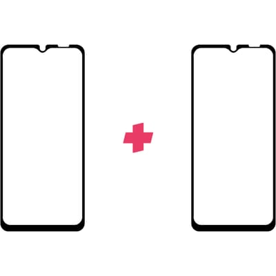 DuoPack: Samsung Galaxy A32 5G screenprotector gehard glas Edge to Edge
