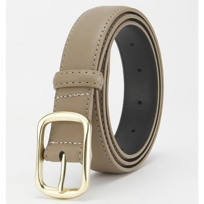 Ceinture en Cuir Véritable pour Femme Ceinture en Cuir de Vache Décoration Polyvalente pour Femme Business Décontracté Simple Ceinture Tendance Haut de Gamme black