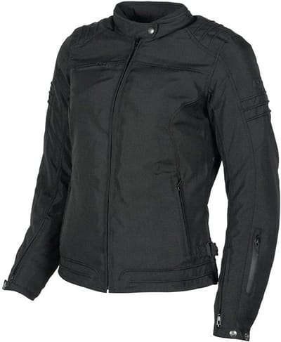 MOTOBLOUZ Motorjas MANGO TEX vrouw|4-seizoenen|Zwart 46 CE-gekeurd