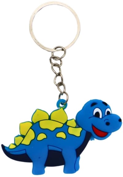 Sleutelhanger Dino Blauw – Stoere Dinosaurus voor Sleutel Kinderen – Leuk Cadeautje & Accessoire