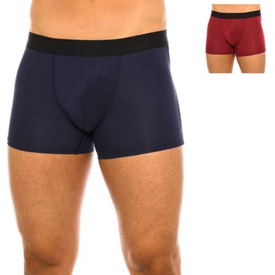 Verpakking van 2 Gevoelige Bamboe Boxers A0C7M Heren