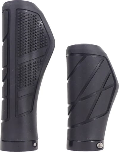 Handvatset Fiets Edge Urban - 135/95mm - Met lockring - zwart