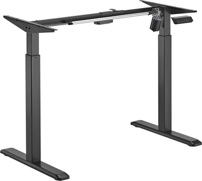 VDD Gaming - Bureau - Bureau Zit Sta Frame - Bureau Poten - Bureau Frame - Elektrisch Hoogte Verstelbaar - Bureaublad - Bureau Onderstel - Zwart - 85kg Draagkracht - Geschikt voor 100 x 160 cm - Maximale hoogte 119 cm