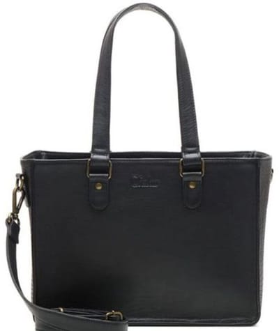 Chabo Bags - Costa Square - Leer - Zwart