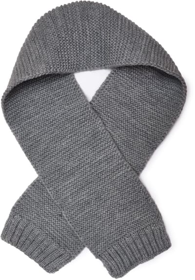 Sarlini Baby Sjaal Knit 6-12 mnd Grijs - Unisex Zacht en Warm