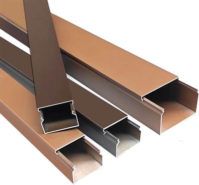 Aluminium Kabelgoot - Kabelbeschermer Draadgoot - Kabels Organiseren - Slijtvast Waterdicht - 1 meter - Zilver