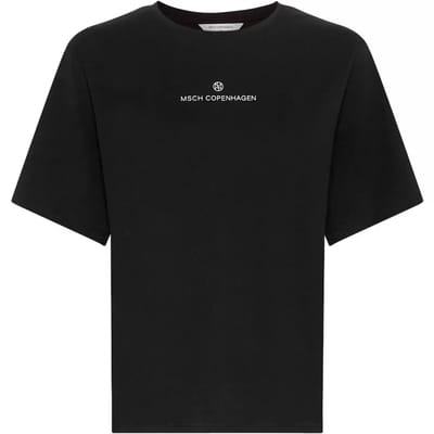 Dames-T-shirt Moss Copenhagen Theana Organic Icon Logo