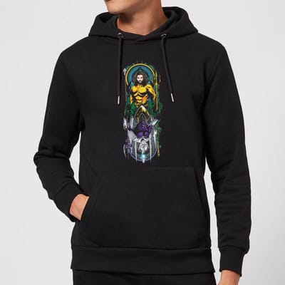 Aquaman and Ocean Master hoodie - Zwart - S