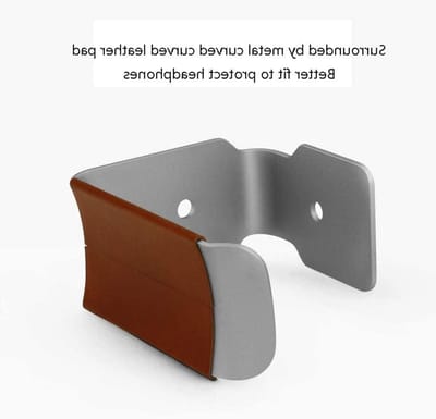 Hoofdtelefoon Stand - Headset Houder - Bureau Organisatie - Muurbevestiging Mogelijk - 16 x 15 x 10 cm - Zilver