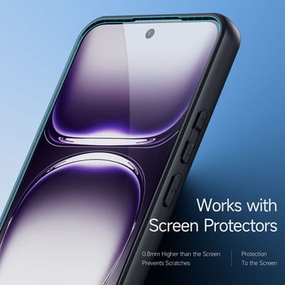 Dux Ducis - Telefoon hoesje geschikt voor de Oppo Reno 12 Pro - Back Cover - Aimo Series - Zwart