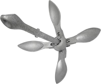 Seilflechter Paraplu-anker 3,2 Kg Gegalvaniseerd 40 Cm Zilver