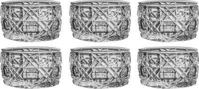 Bricard – kommenset – Soria – 6-delig – transparant – glas Ø7x4,5 cm 160 ml
