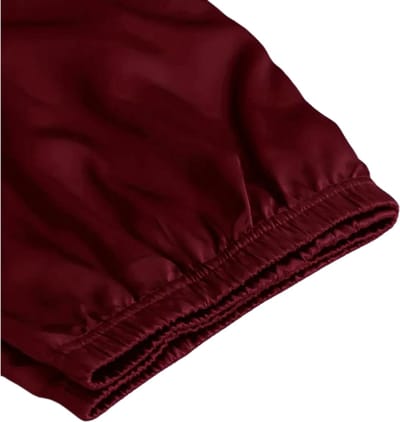 Livano Satijnen Badjas Heren - Kimono - Kamerjas - Satijn - Ochtendjas - Pyjama - Rood - Maat M