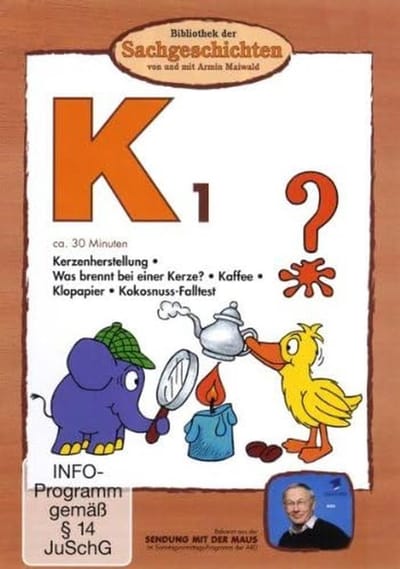 Sachgeschichten DVD: Kaarsen Maken, Koffie, WC-papier en Kokosnoot Valtest