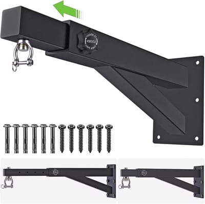 Verstelbare Heavy Bag Hanger - Stevige Wandbeugel voor Bokszak - Ondersteunt tot 800 lbs voor Thuisgym
