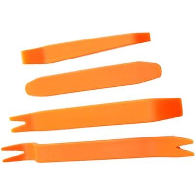 Plastic Wrikgereedschap Set Kit Auto Audio Interieur Bekleding Clip Wig Verwijdering Installatie Plaat Bar 1 Set orange