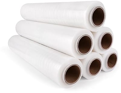 Stretchfolie 50 cm/300 m - Transparante Wikkelfolie voor Meubels en Verhuizingen, Handstretchfolie, Palletfolie