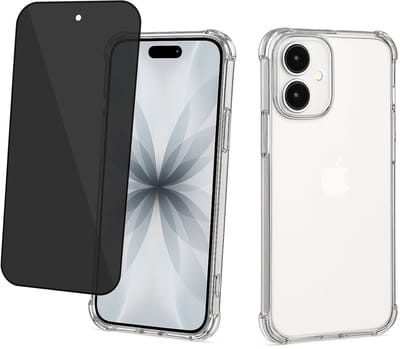 ChiGuard Hoesje & Privacy Screenprotector geschikt voor iPhone 17 Hoesje Screenprotector - Privé - Gehard Glas Cover