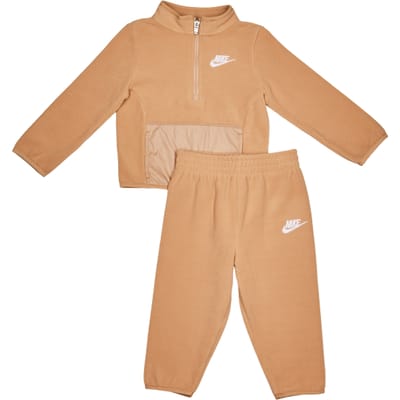 Nike Club Polar Hz Trainingspakken Baby - Bruin - Maat 74 - 80 CM - Poly Fleece