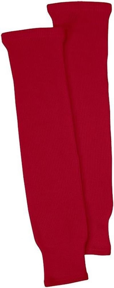 CCM S100P IJshockeykousen - Trainingskousen - IJshockey Sokken - Intermediate - Rood - 24 Inch
