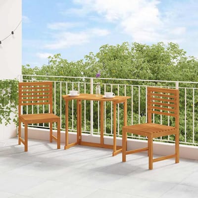 vidaXL Tuinstoel 2 pcs Bruin 50 x 50 x 91cm Massief acaciahout
