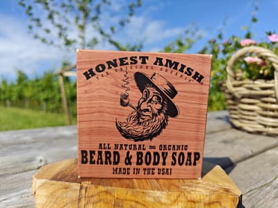 Honest Amish baard en lichaam zeep Extra Grit