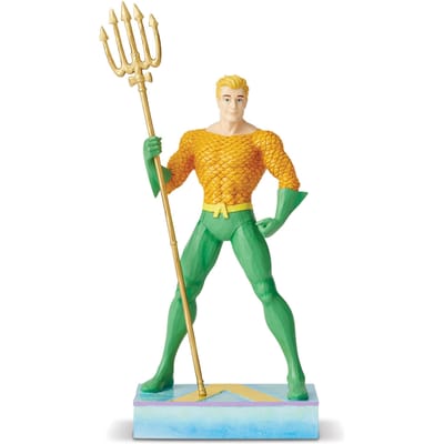 DC Comics door Jim Shore Aquaman zilveren eeuw beeldje 22.0cm
