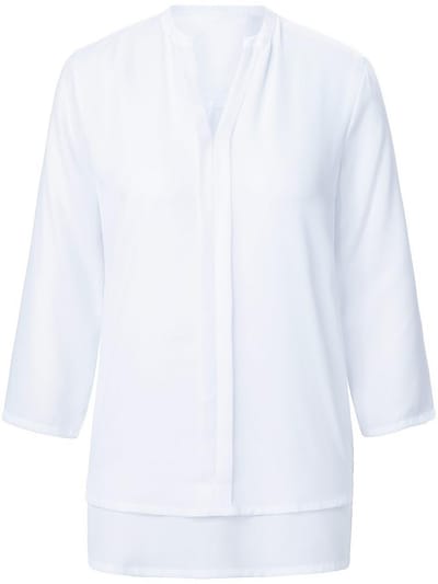 Blouseshirt 3/4-mouwen Van Peter Hahn wit