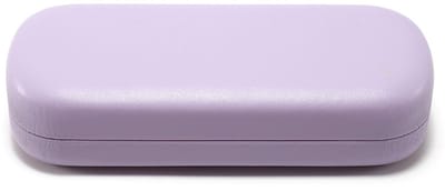 Hard case-Brillenkoker - Brillendoos - Brillenetui - Brillenhoes-PU-leren brillenkoker-Harde brillenkoker -PU lederen brillendoos- draagbare bescherming - 16 x 6.4 x 3.5cm - Paars