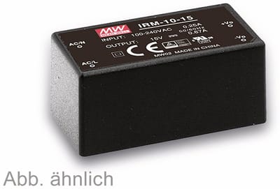 MEAN WELL AC/DC-printvoeding IRM-10-12, 12 V-/0,85 A, 10 W