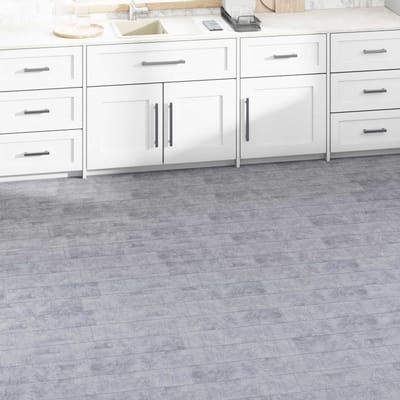 vidaXL - Vloerplanken - Cement - Grijs - 5,02 - m² - 36 - st - PVC