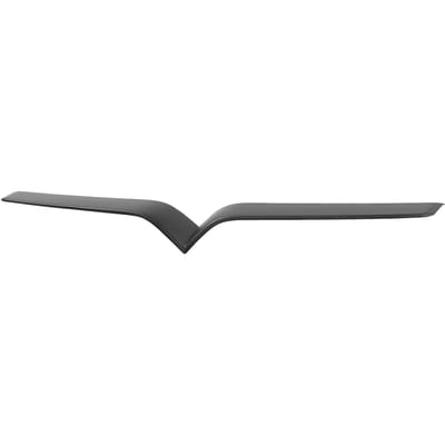 Bumper Grille Strip Trim Droog Koolstofvezel Grille Decor Pasvorm voor Tesla Model S 2014?2021 gray