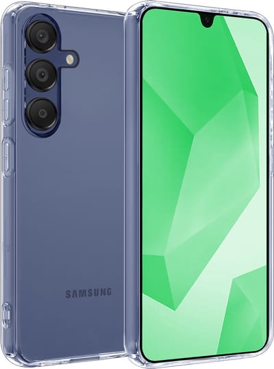Hoesje Geschikt voor Samsung Galaxy A16 - Sterk & Shockproof - Hoes Cover - Siliconen Case - Transparant