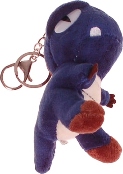 Tashanger/Sleutelhanger Dino T-REX Blauw 12x6x4,5cm