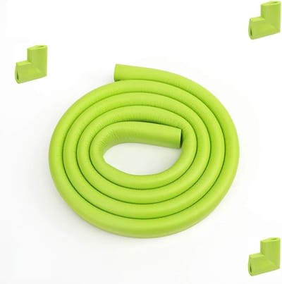 Hoekbeschermers Baby - Kinderbeveiliging - Veilig Huis - Zachte Demping - 2 Meter Strip - Groen