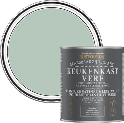 Rust-Oleum Groen Keukenkastverf Zijdeglans - Watergroen 750ml