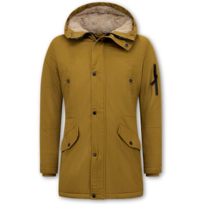 Winterparka Heren met Capuchon - 7105 - Geel