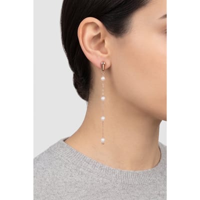 PURELEI Dewdrop Ohrringe Rosegold Maat: OS | Oorbellen Outlet | Dames | Wit