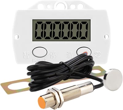 Digitale Teller - Hand Tally Clicker - Sport Evenementen - 6 Cijferig Display - Compact Formaat - Zwart