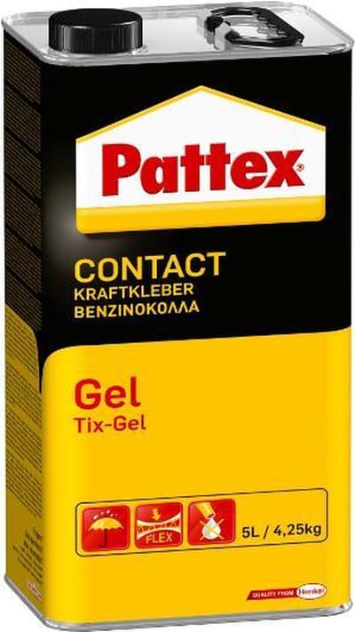Pattex Tix-Gel Contactlijm 4,25kg – Professionele Universele Lijm – Druipt Niet, Snelle Hechting & Vochtbestendig – Voor Hout, Metaal, Rubber, PVC & Meer
