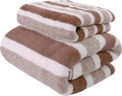 Livano Handdoeken Set - Hotelkwaliteit - Handdoek - Towel - Bruin - 2 Stuks
