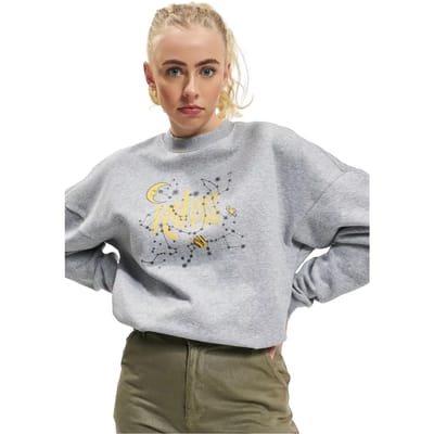 Just Rhyse - Stars Crewneck sweater/trui - S - Grijs