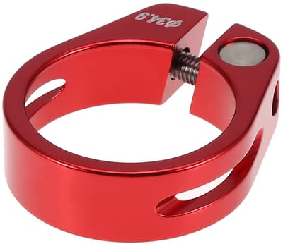 Zadelpenklem Aluminium - Fiets Zadelklem - Fiets Zadel Verstellen - Gladde Afwerking - 34.9mm - Zwart